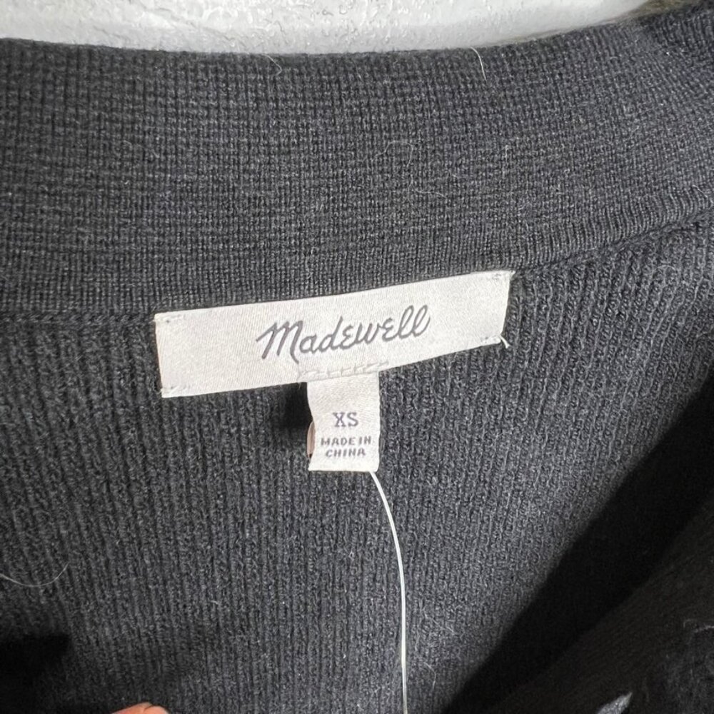 Madewell $98 Mens Ribbed Long Sleeve Sweater Polo Size XS NO018 - Picture 3 of 5